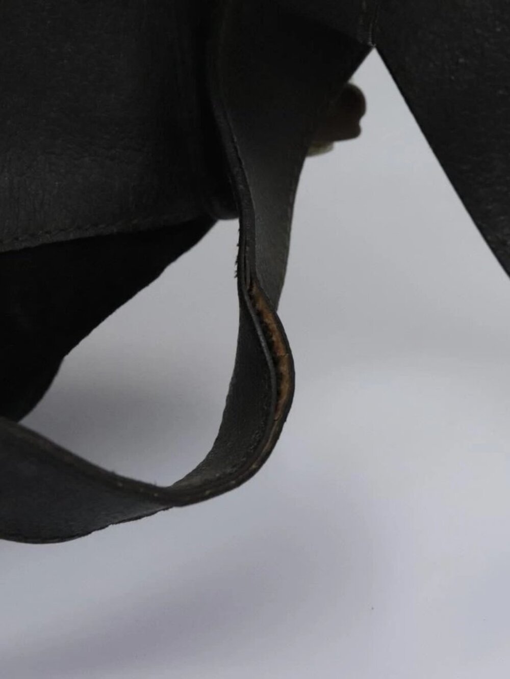 GUCCI Bamboo Backpack Suede Black Gold 003 1998 0016 Auth th6031 - Picture 11 of 16